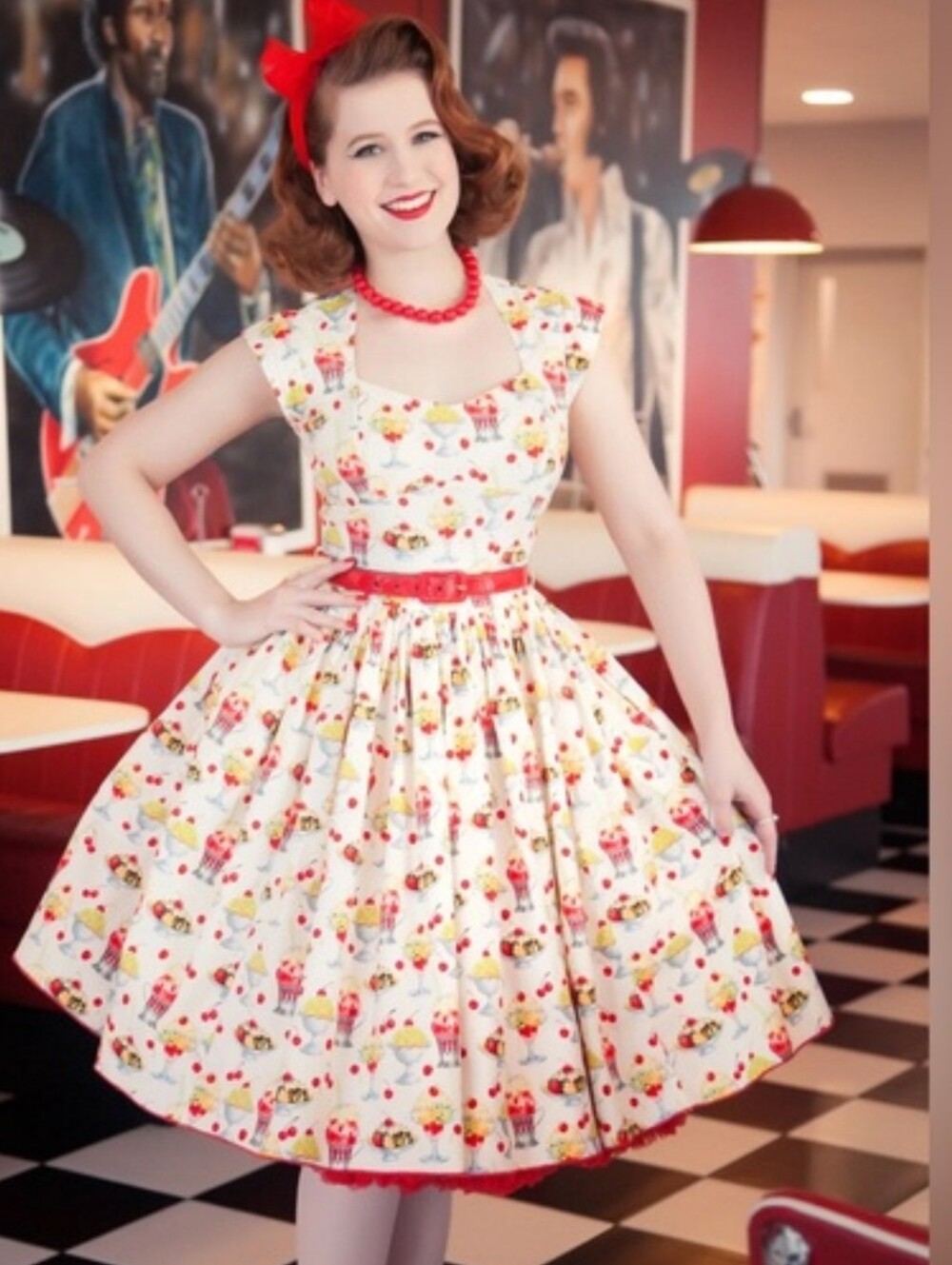 Veronique Ice Cream Sundae Bernie Dexter Dress